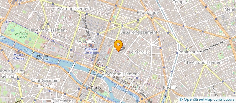 localisation de l'entreprise ADELINE DU MARAIS  PARIS