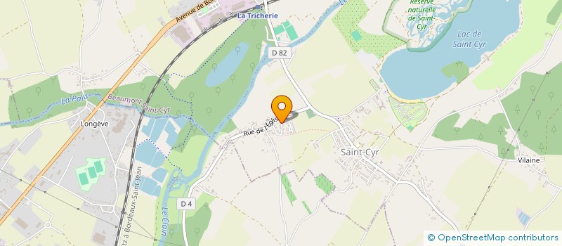 localisation de l'entreprise ADELINE K HYPNOSE  BEAUMONT SAINT-CYR