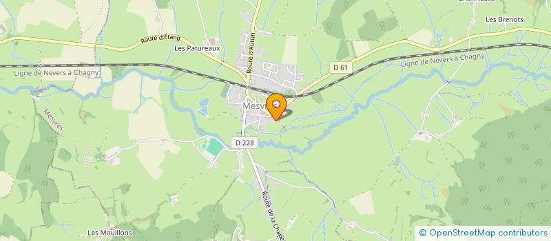 localisation de l'entreprise ADELINE MARQUIS ARCHITECTE  MESVRES