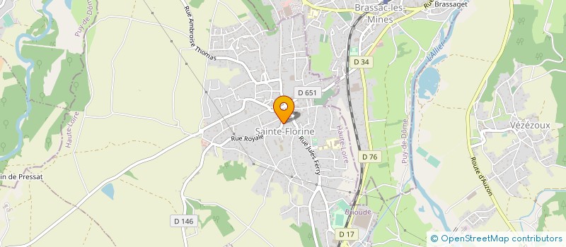 localisation de l'entreprise ADELINE ROUX, LISE DELHOMME-TOUCHET, NOTAIRES ASSOCIES D'UNE SOCIETE CIVILE PROFESSIONNELLE TITULAIRE D'UN OFFICE NOTARI  SAINTE-FLORINE