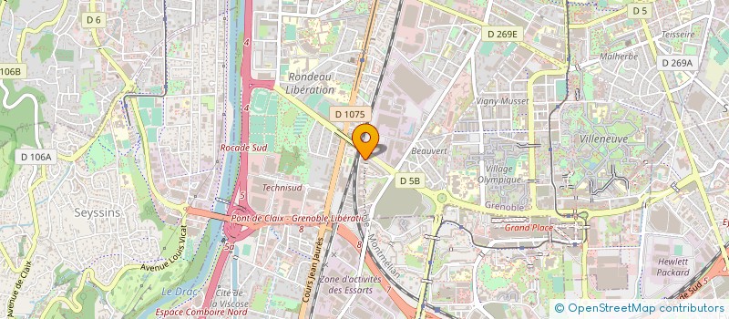 localisation de l'entreprise ADELIOS  GRENOBLE