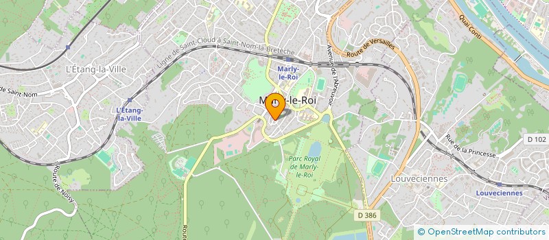 localisation de l'entreprise ADELIS à MARLY-LE-ROI