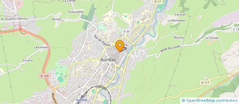 localisation de l'entreprise ADELISE à AURILLAC