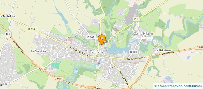 localisation de l'entreprise ADELISE  TALMONT-SAINT-HILAIRE