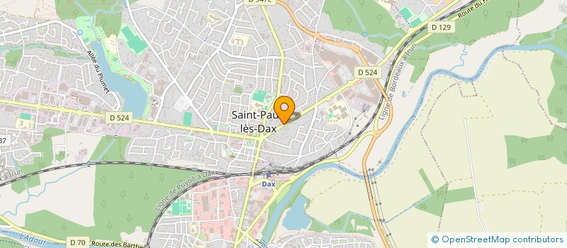 localisation de l'entreprise ADELISSE à SAINT-PAUL-LES-DAX