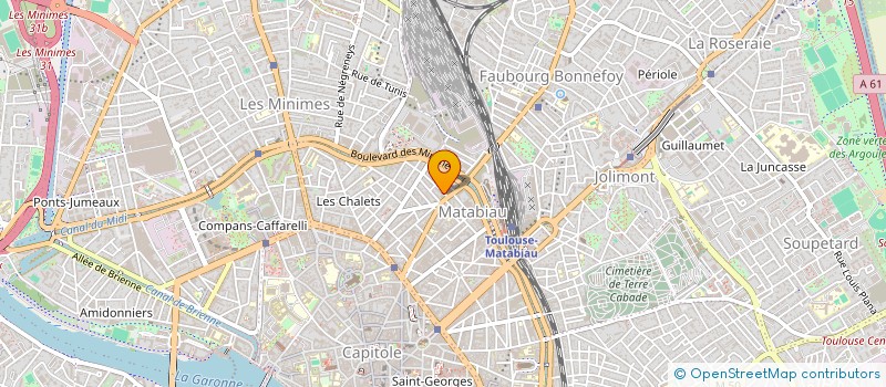 localisation de l'entreprise ADELITA  TOULOUSE