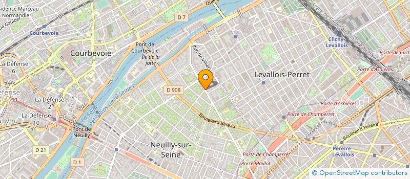 localisation de l'entreprise ADELIUS MANAGED SERVICES - AMS à COURBEVOIE