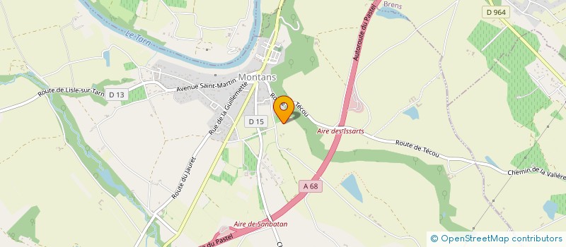 localisation de l'entreprise ADELL  MONTANS