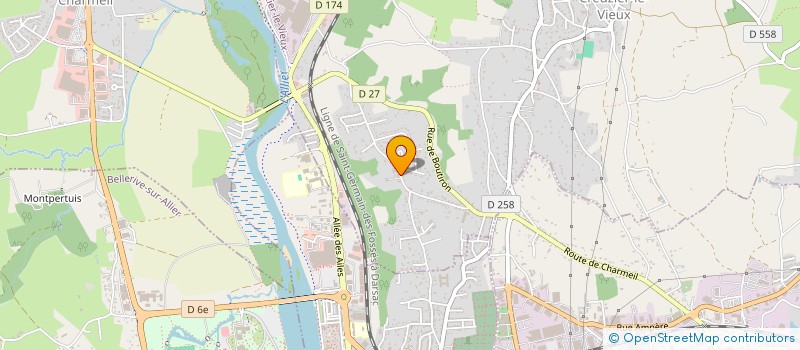 localisation de l'entreprise ADELMA  CREUZIER-LE-VIEUX