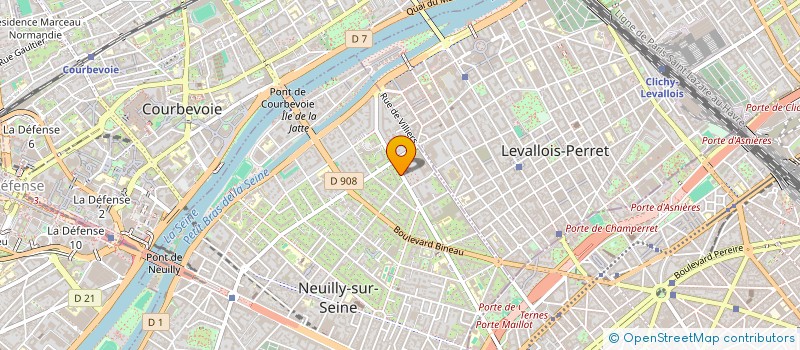 localisation de l'entreprise ADELMAN à NEUILLY-SUR-SEINE