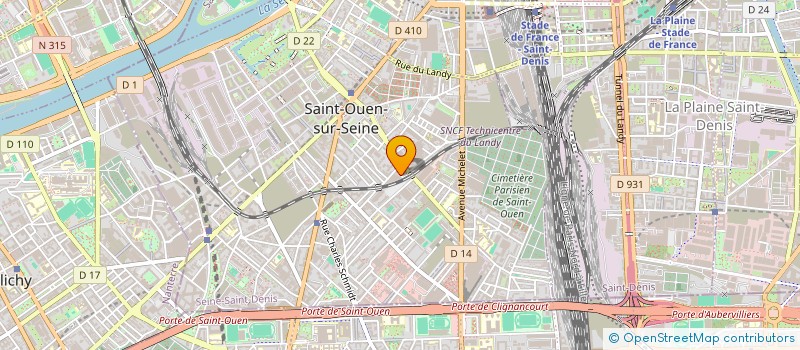 localisation de l'entreprise ADELMASPARD à SAINT-OUEN-SUR-SEINE