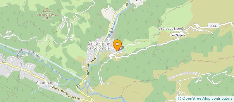 localisation de l'entreprise ADELNO  SAINT-PIERRE-DE-COLOMBIER