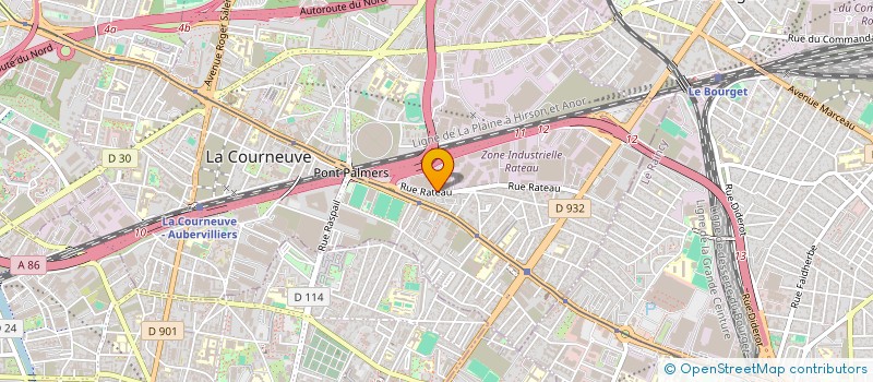 localisation de l'entreprise ADELOOK à LA COURNEUVE