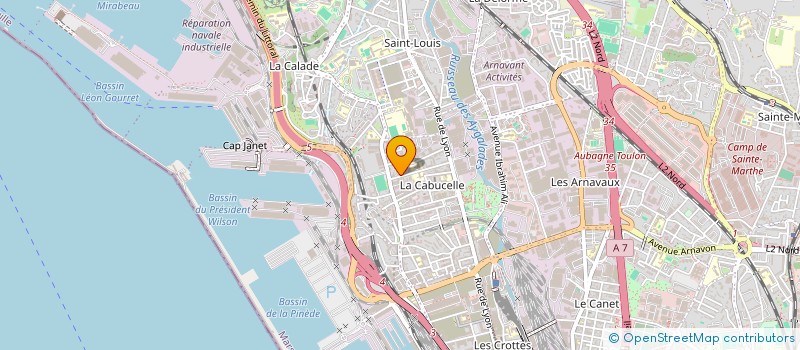 localisation de l'entreprise ADELOU BTP RENOVATION à MARSEILLE