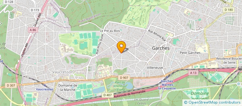 localisation de l'entreprise ADELP INVEST à GARCHES