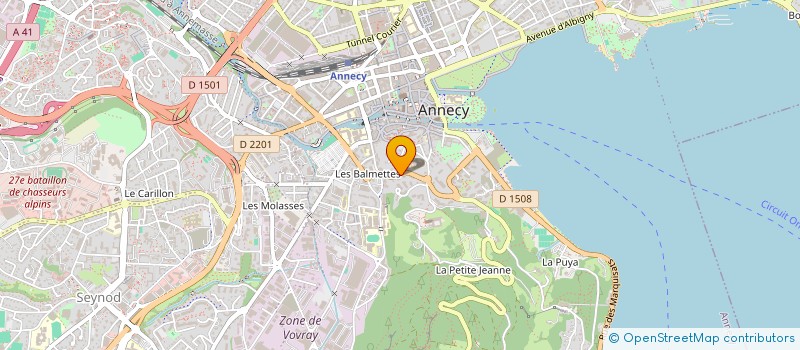 localisation de l'entreprise ADELPHE IP à ANNECY