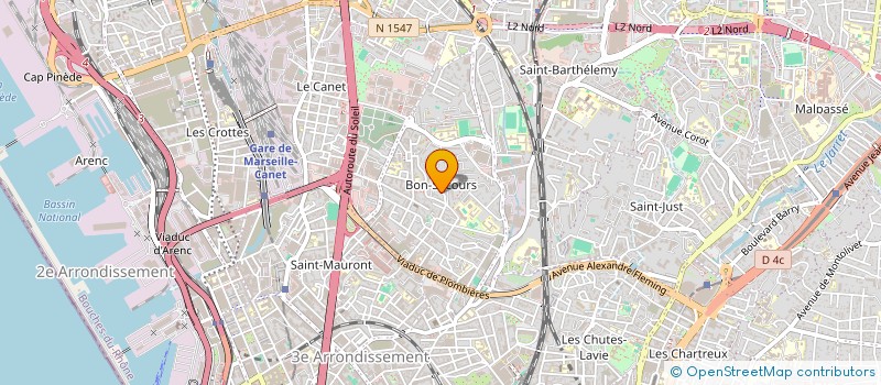 localisation de l'entreprise ADELPHI'CITE  MARSEILLE