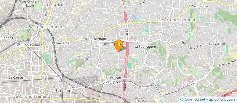 localisation de l'entreprise ADELPHIA INVEST à MARSEILLE