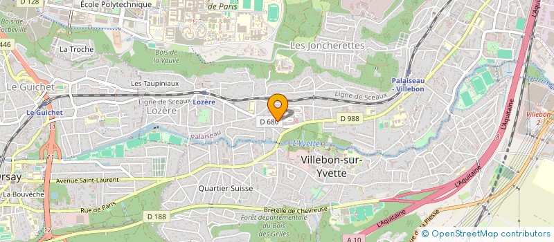 localisation de l'entreprise ADELTYS à PALAISEAU