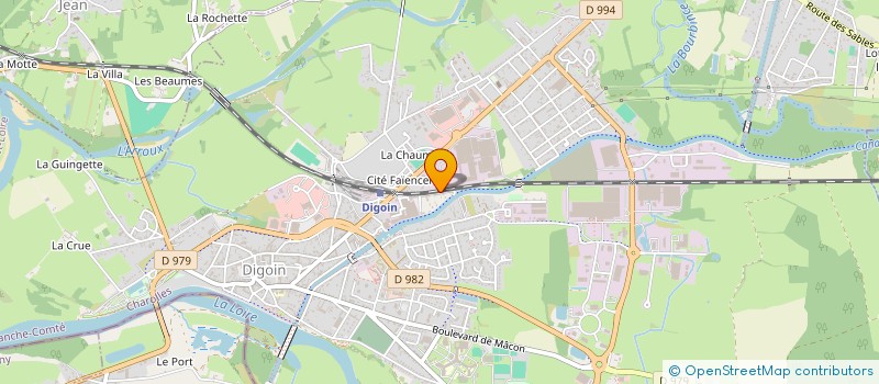 localisation de l'entreprise ADELULIAZ  DIGOIN