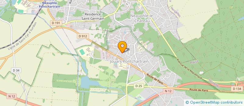 localisation de l'entreprise ADELY  JOUARS-PONTCHARTRAIN