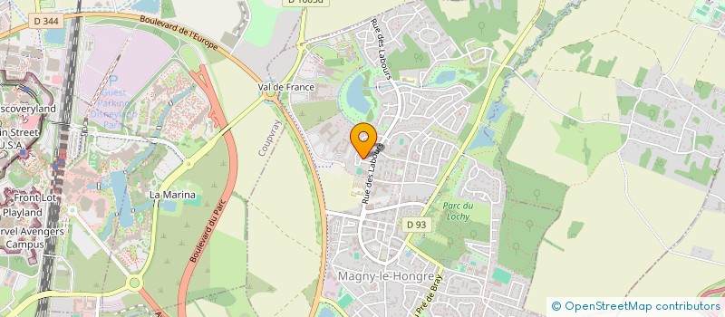 localisation de l'entreprise ADELYAS  MAGNY-LE-HONGRE