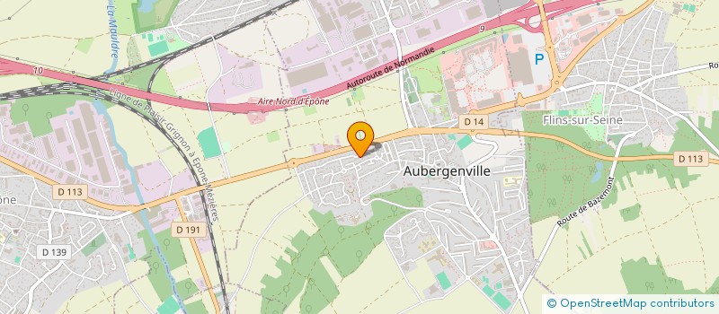 localisation de l'entreprise ADELYNE  AUBERGENVILLE