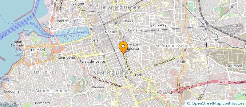 localisation de l'entreprise ADEM à MARSEILLE