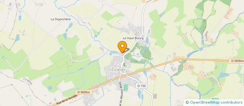 localisation de l'entreprise ADEM  CIRIERES