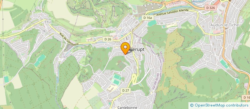 localisation de l'entreprise ADEM  VILLERUPT