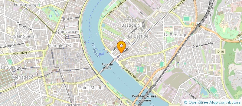 localisation de l'entreprise ADEM à BORDEAUX