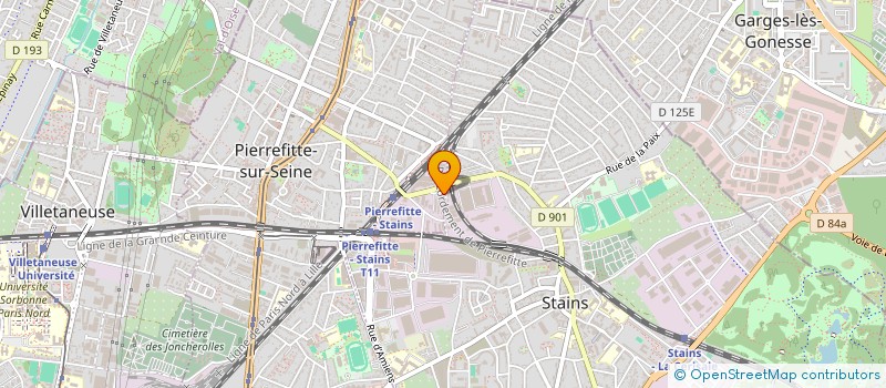 localisation de l'entreprise ADEM  PIERREFITTE-SUR-SEINE