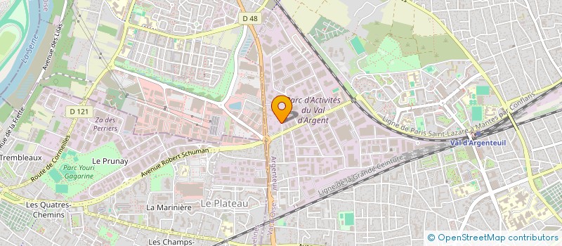 localisation de l'entreprise ADEM AMBULANCES ET SERVICES à ARGENTEUIL