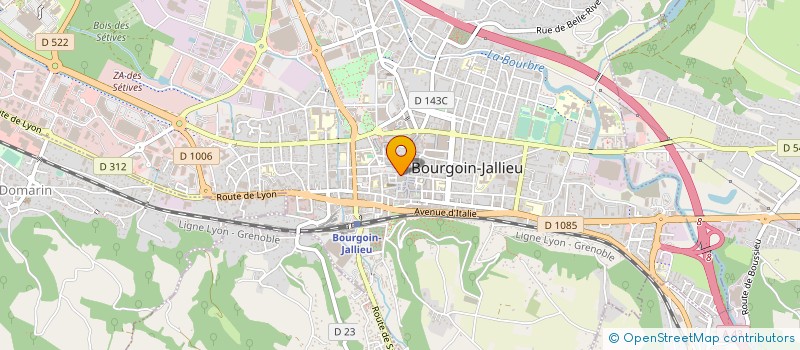 localisation de l'entreprise ADEM AVOCATS à BOURGOIN-JALLIEU