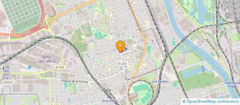 localisation de l'entreprise ADEM COIFFURE  ORLY