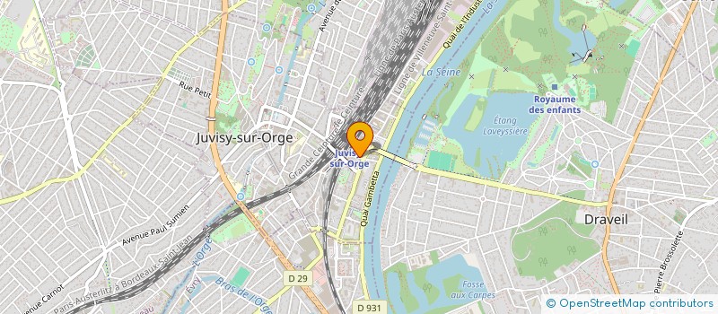 localisation de l'entreprise ADEM COIFFURE  JUVISY-SUR-ORGE