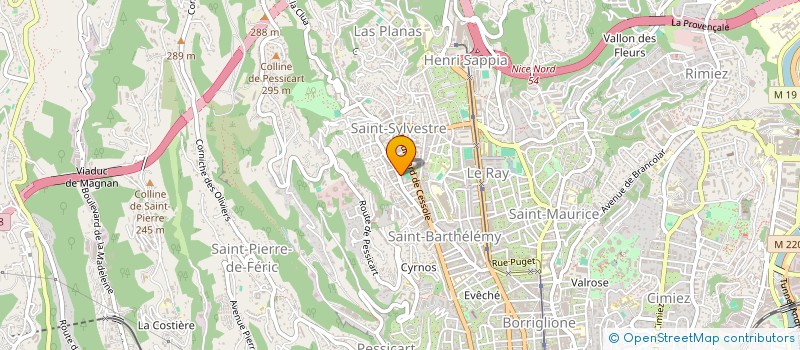 localisation de l'entreprise ADEM PRO CONCEPT à NICE
