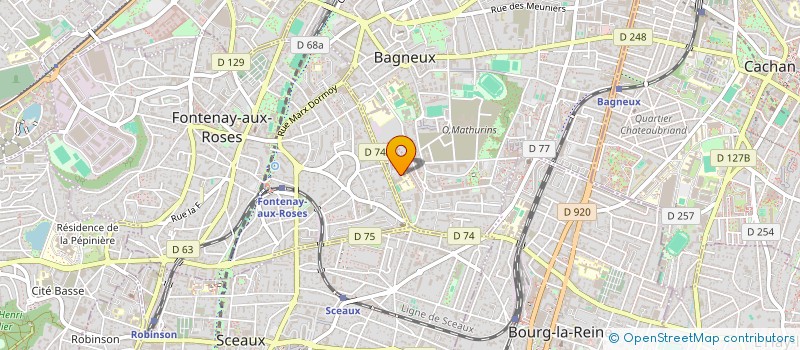 localisation de l'entreprise ADEM TRANSPORT EXPRESS à BAGNEUX