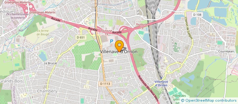 localisation de l'entreprise ADEMA à VILLENAVE-D'ORNON