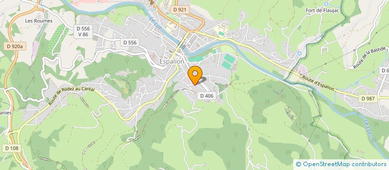 localisation de l'entreprise ADEMA  ESPALION