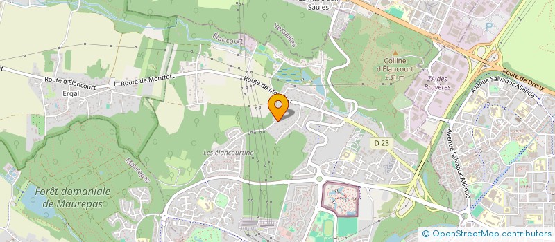 localisation de l'entreprise ADEMA DIFFUSION  ELANCOURT