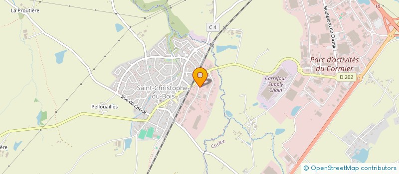 localisation de l'entreprise ADEMA IMMO  SAINT-CHRISTOPHE-DU-BOIS