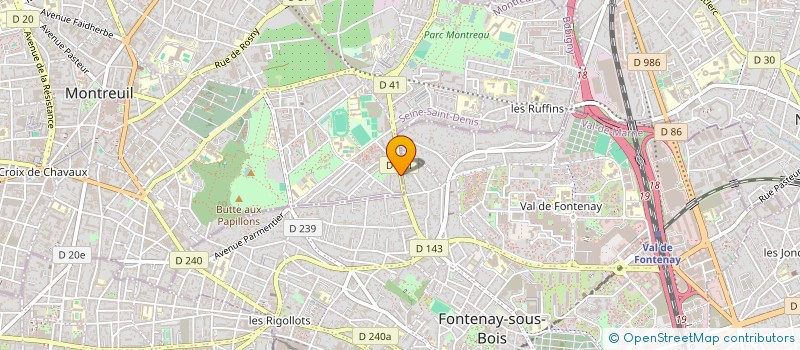 localisation de l'entreprise ADEMA REI à MONTREUIL