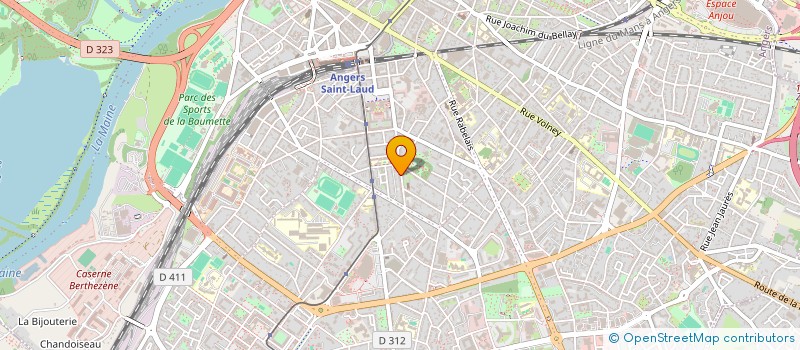 localisation de l'entreprise ADEMAN à ANGERS