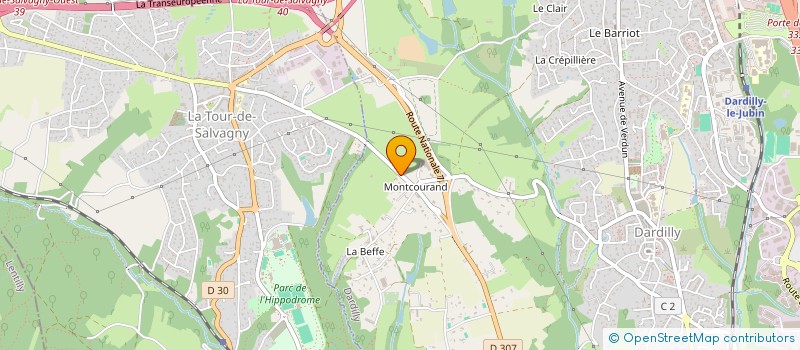 localisation de l'entreprise ADEMAR MANAGEMENT  DARDILLY