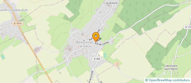 localisation de l'entreprise ADEMEG LASER à BEAUCAMPS-LE-VIEUX