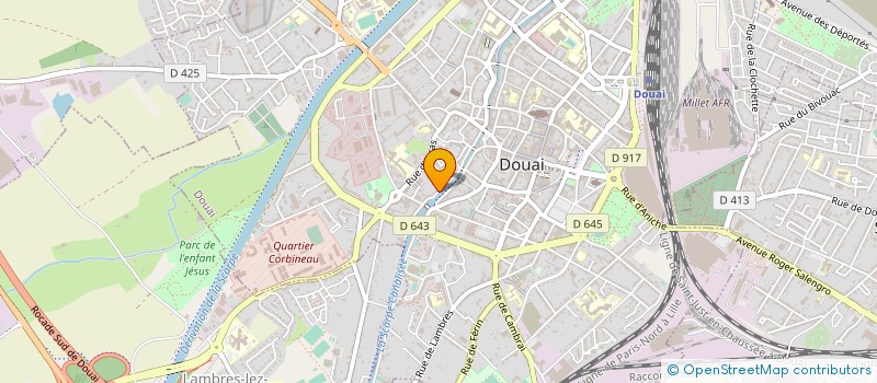 localisation de l'entreprise ADEMILU  DOUAI