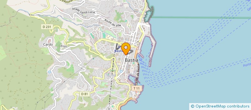 localisation de l'entreprise ADEMIR MICROTEL CLUB BASTIA à BASTIA