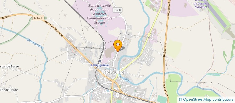 localisation de l'entreprise ADEMIS à LABRUGUIERE