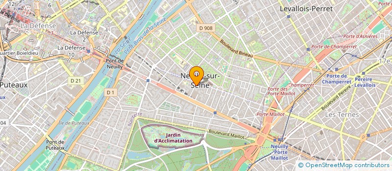 localisation de l'entreprise ADEMIS ASSURANCES à NEUILLY-SUR-SEINE